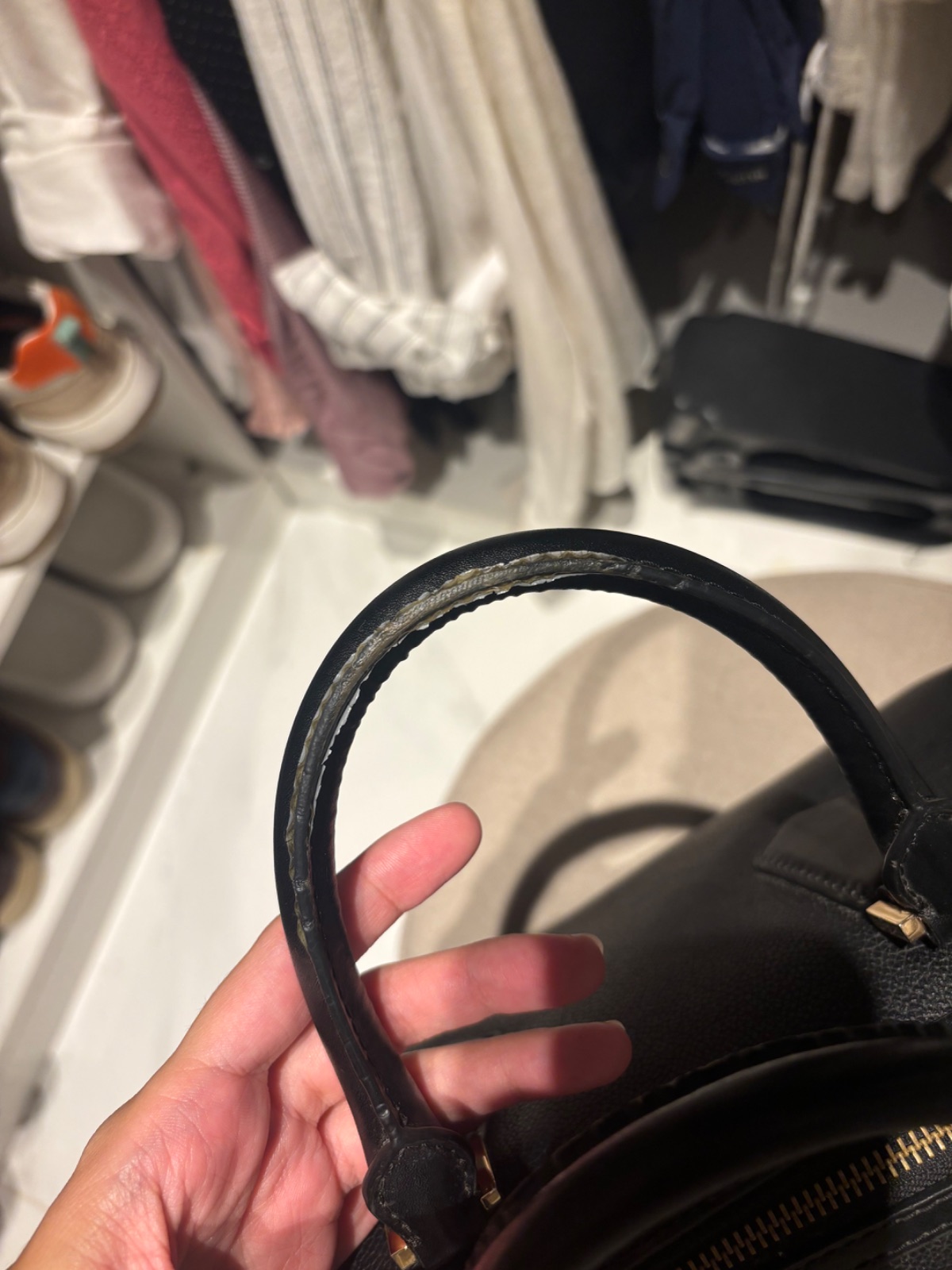 bolsa michael kors preta hayes grande em couro